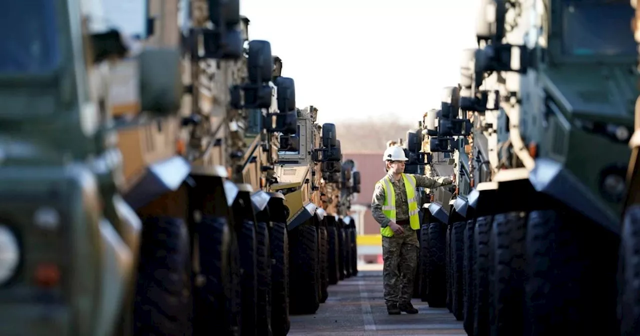 Hundreds of UK Army Vehicles Deployed to Romania for Nato Exercise