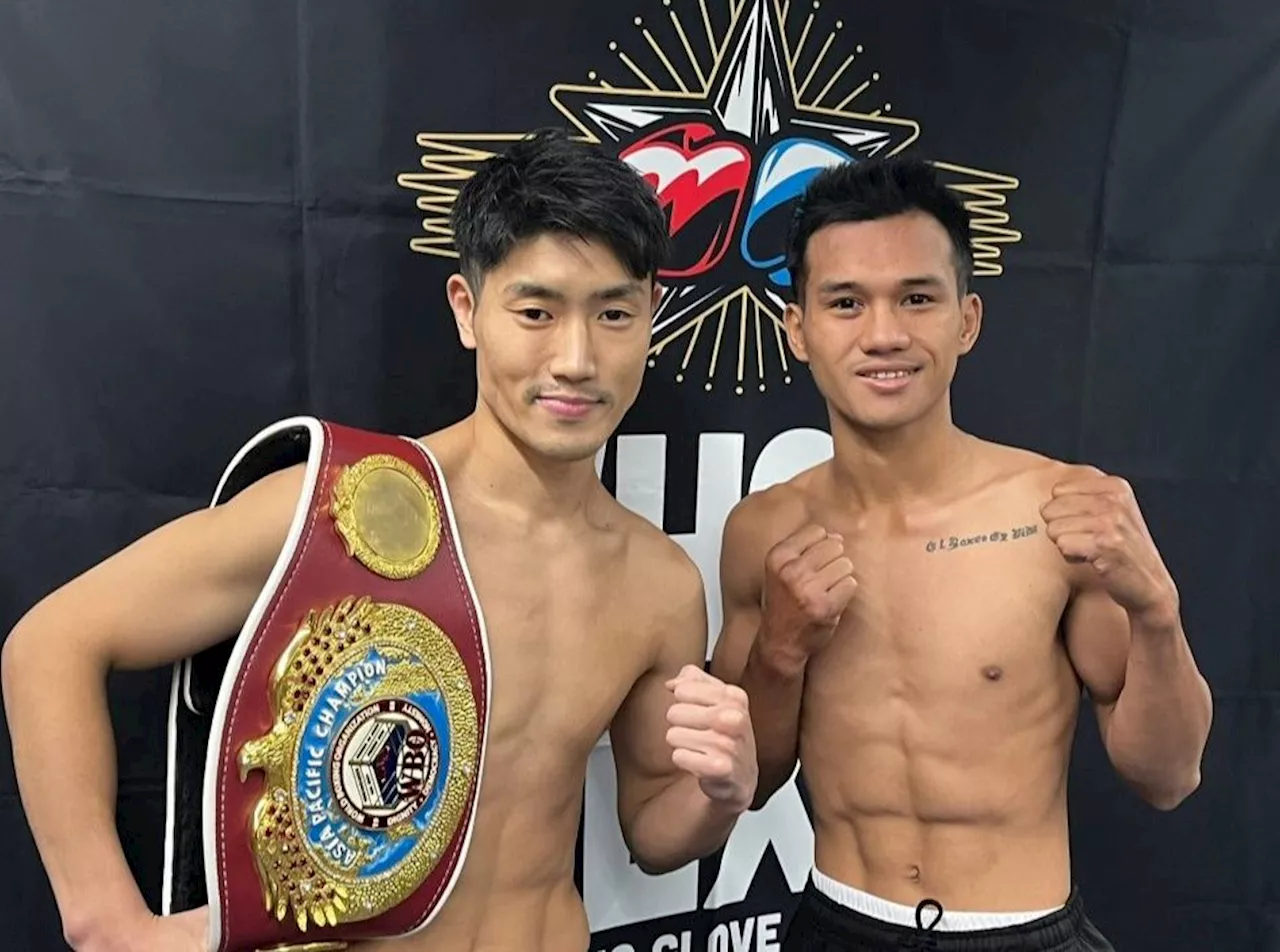 Michael Casama, Kenji Fujita ready for WBO Asia Pacific featherweight title clash