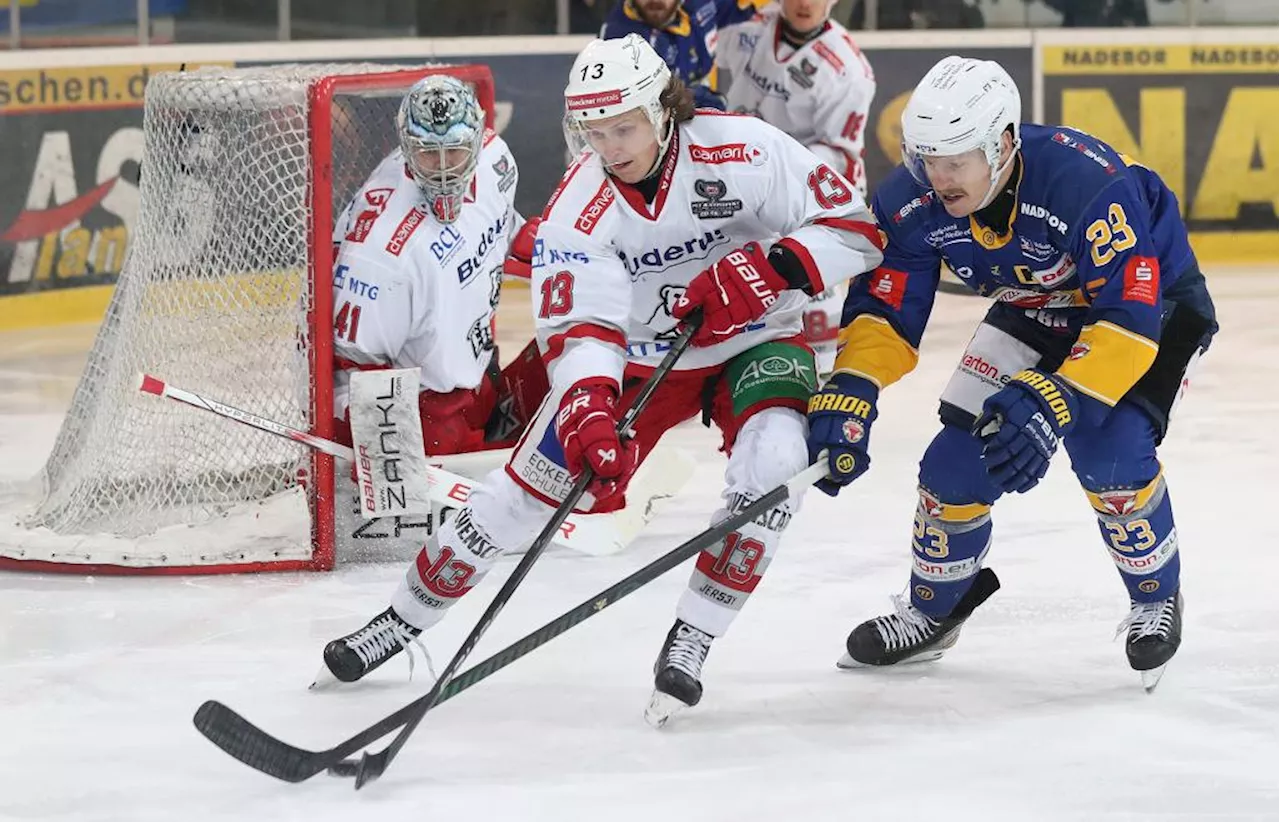 Zu später Anschlusstreffer: Eisbären Regensburg gelingt in Weißwasser nur einmal ein Comeback