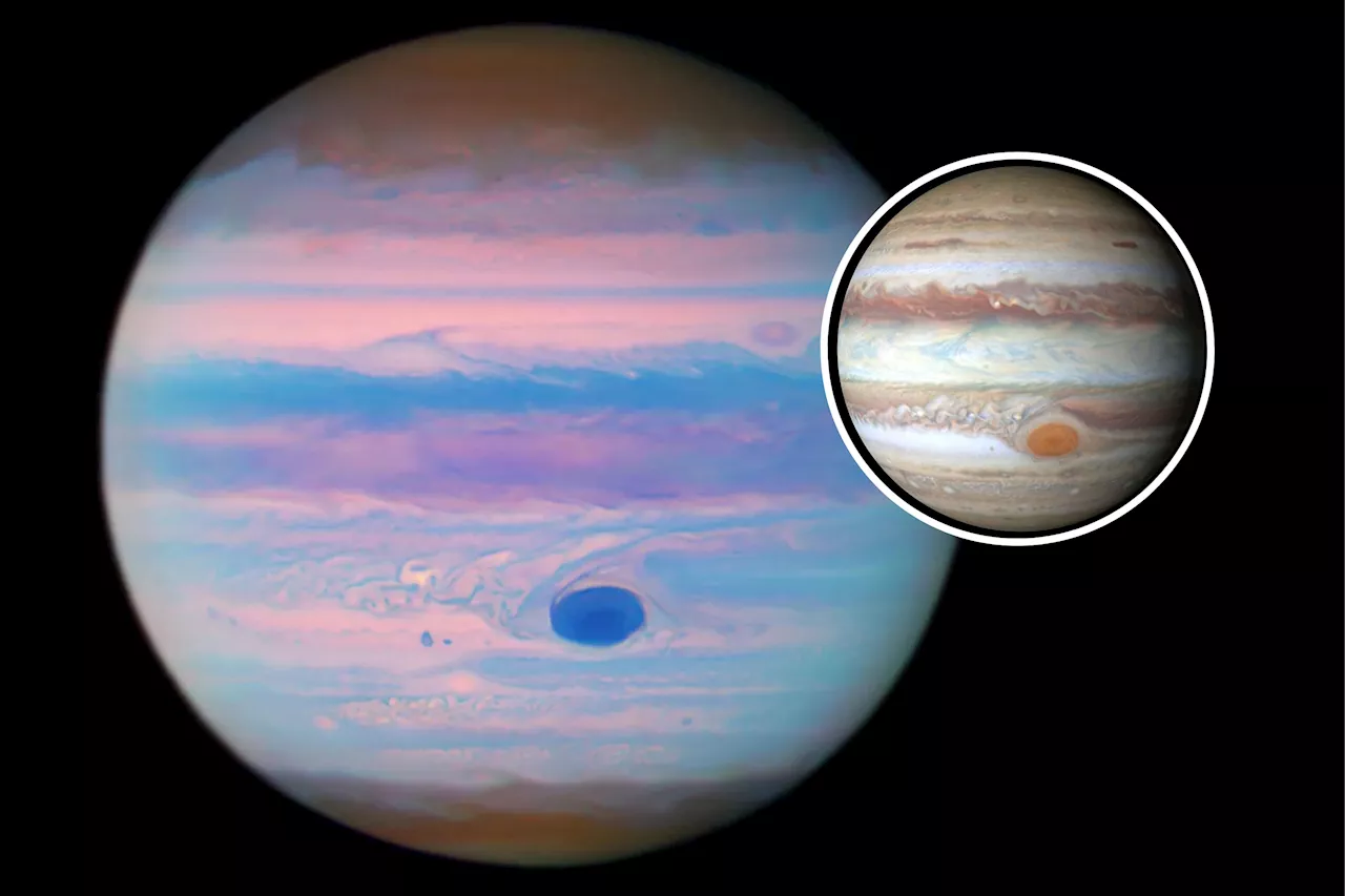 NASA Captures Jupiter in Stunning Ultraviolet Light, Revealing Great Red Spot's Hidden Blue