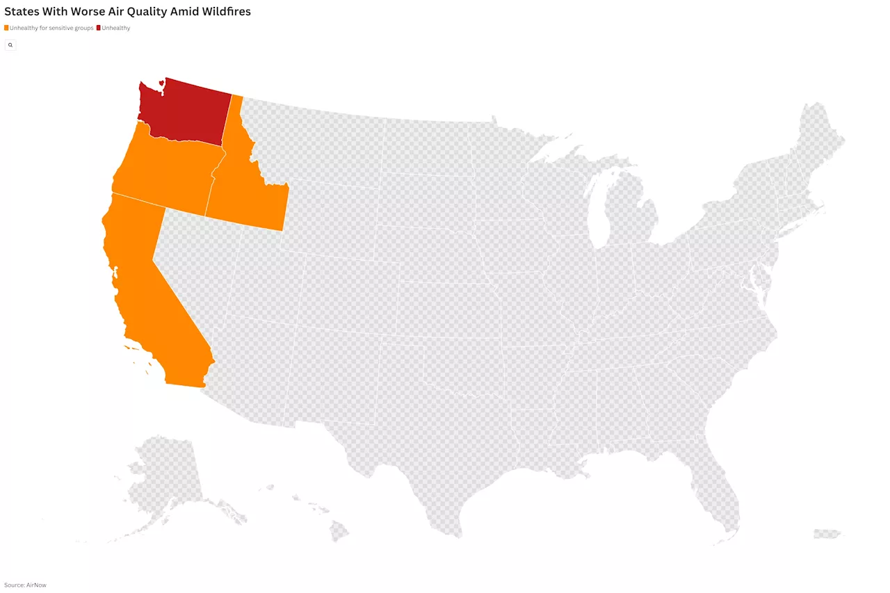 Wildfire Smoke Blankets West Coast, Spark Health Concerns