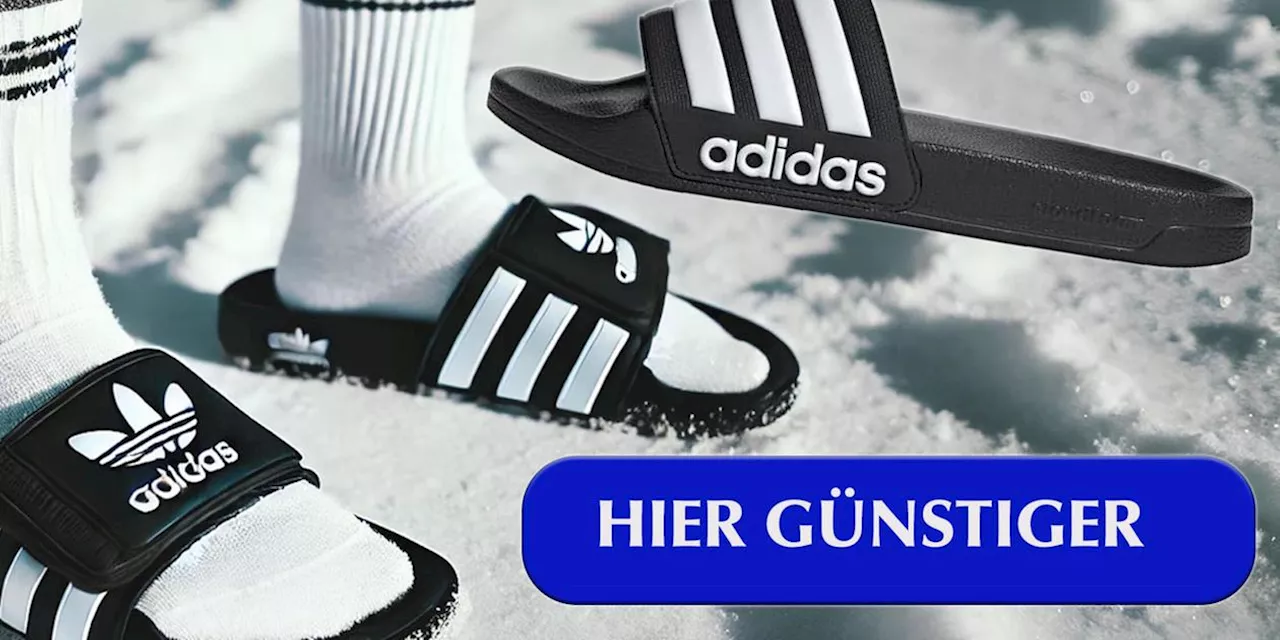 Adidas Adilette: Der Klassiker, der auch im Winter die Charts erobert