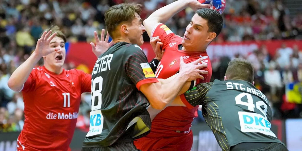 Dank Wolff: Handballer mit Zittersieg gegen die Schweiz