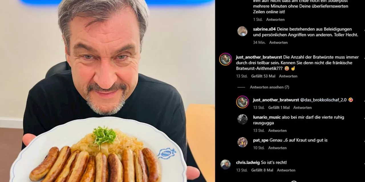 Markus Söder: Der Ministerpräsident als Food-Influencer