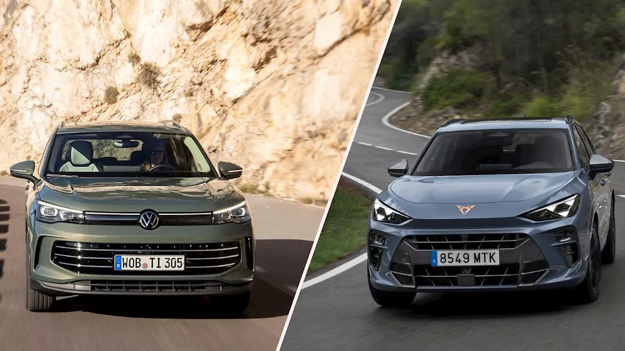 Bruderkampf im SUV-Segment: Volkswagen Tiguan TDI und Cupra Terramar VZ fahren um die Wette