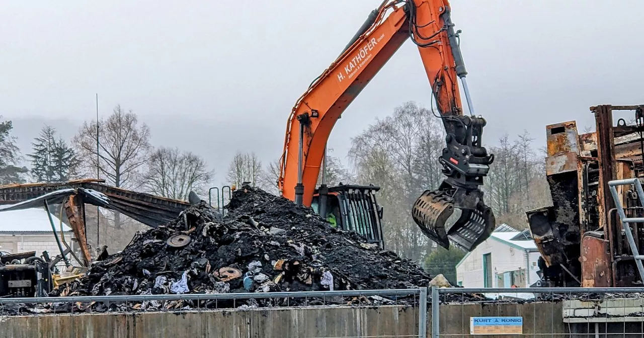 Nach Großbrand in Bad Driburg: Wäscherei soll wieder aufgebaut werden