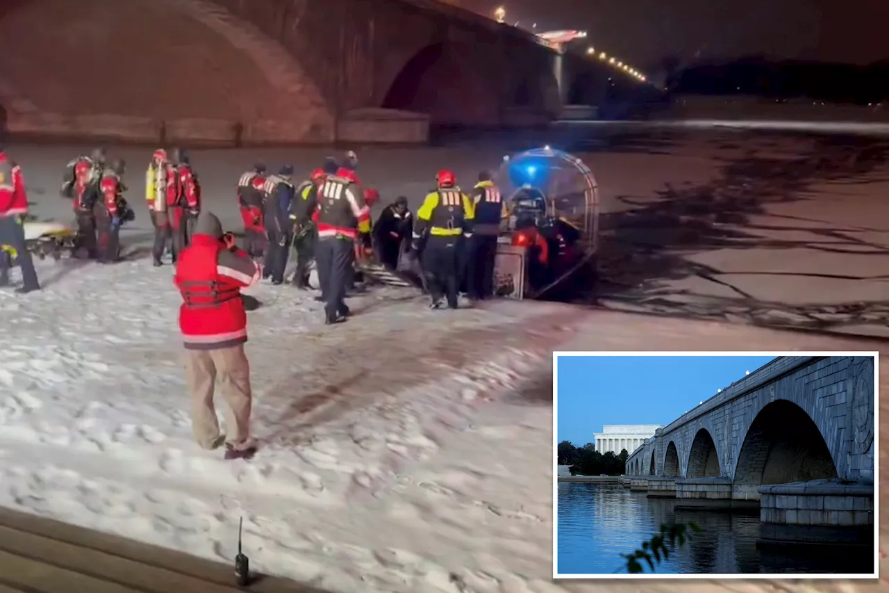 Driver Plunges Car into Potomac River After Crash on Arlington Memorial Bridge