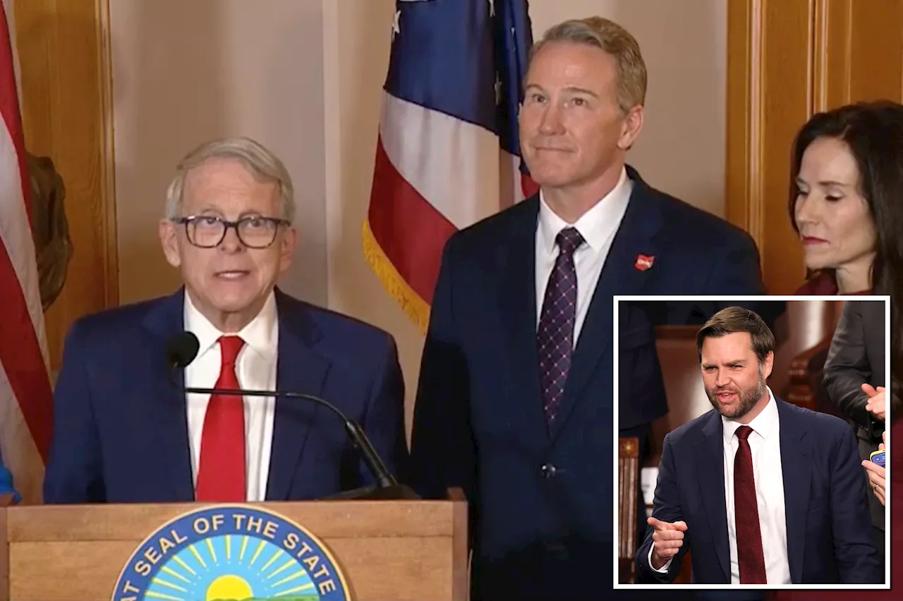 Ohio Gov. Mike DeWine appoints Lt. Gov. Jon Husted to take JD Vance's vacant seat in the Senate