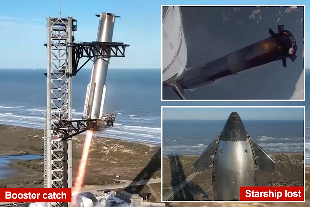 SpaceX catches its colossal Starship rocket at launch pad — but spacecraft is destroyed