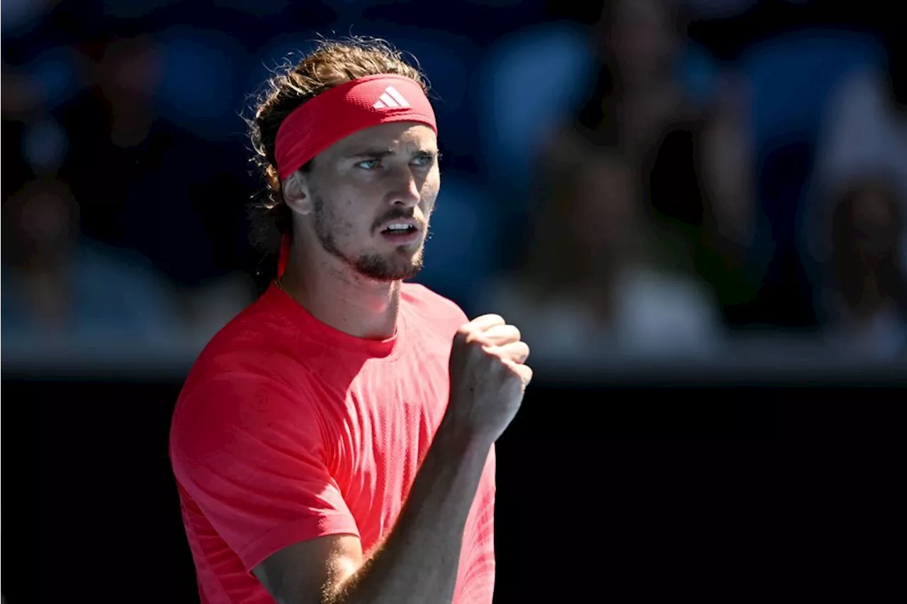 Zverev kämpft sich ins Achtelfinale der Australian Open