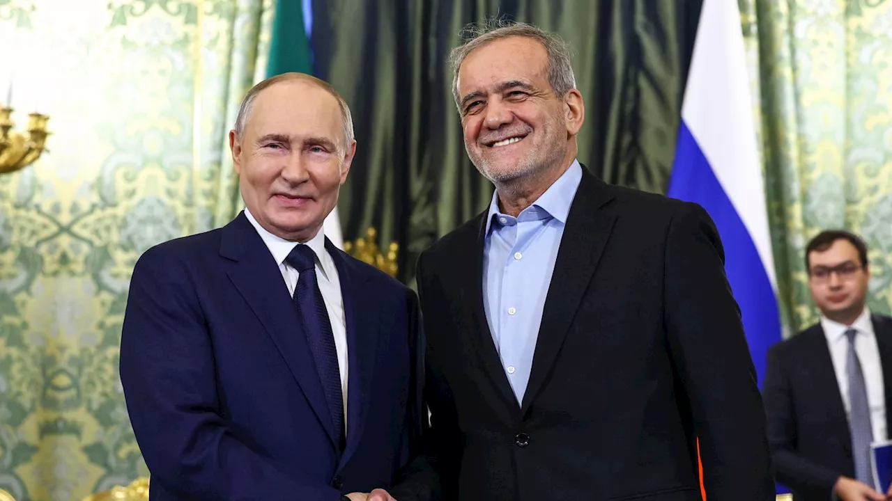 Iran broaches nuclear power plant agreement with Russia as they sign partnership treaty