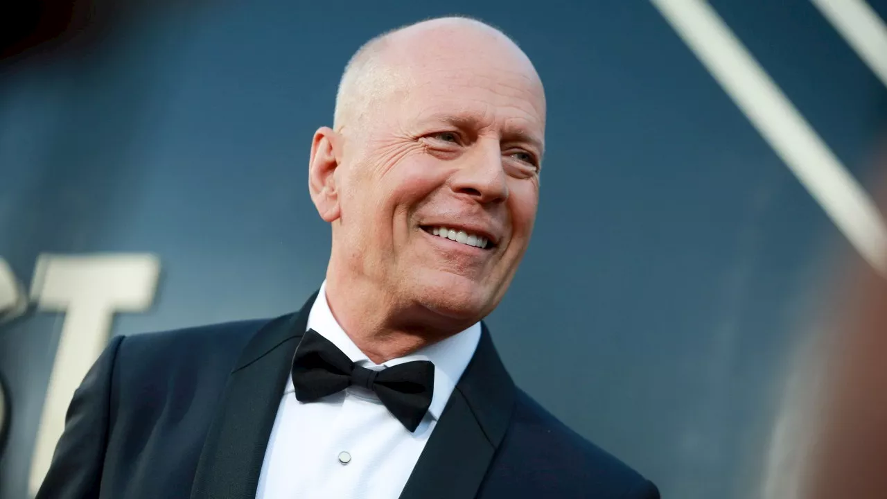 Bruce Willis Makes Rare Public Appearance to Thank LA First Responders