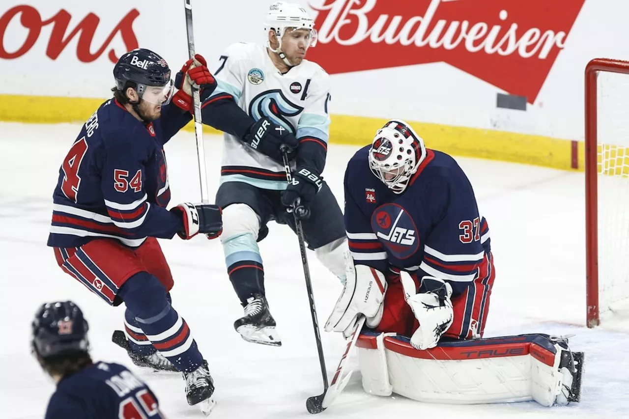 DeMelo scores late winner for Winnipeg Jets in 2-1 win over Seattle Kraken