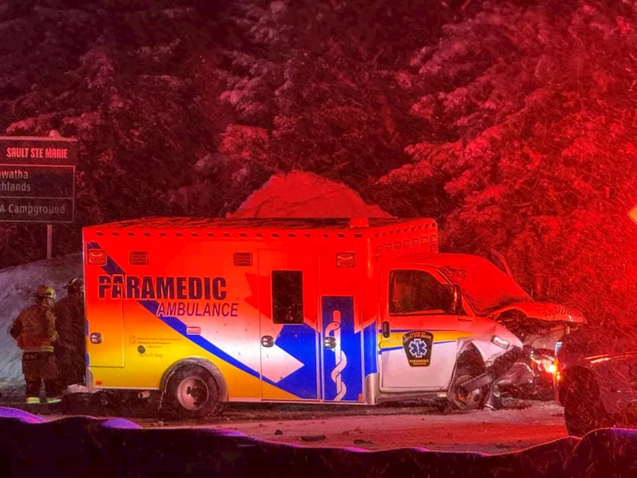 Paramedic Provides Aid After Ambulance Collision