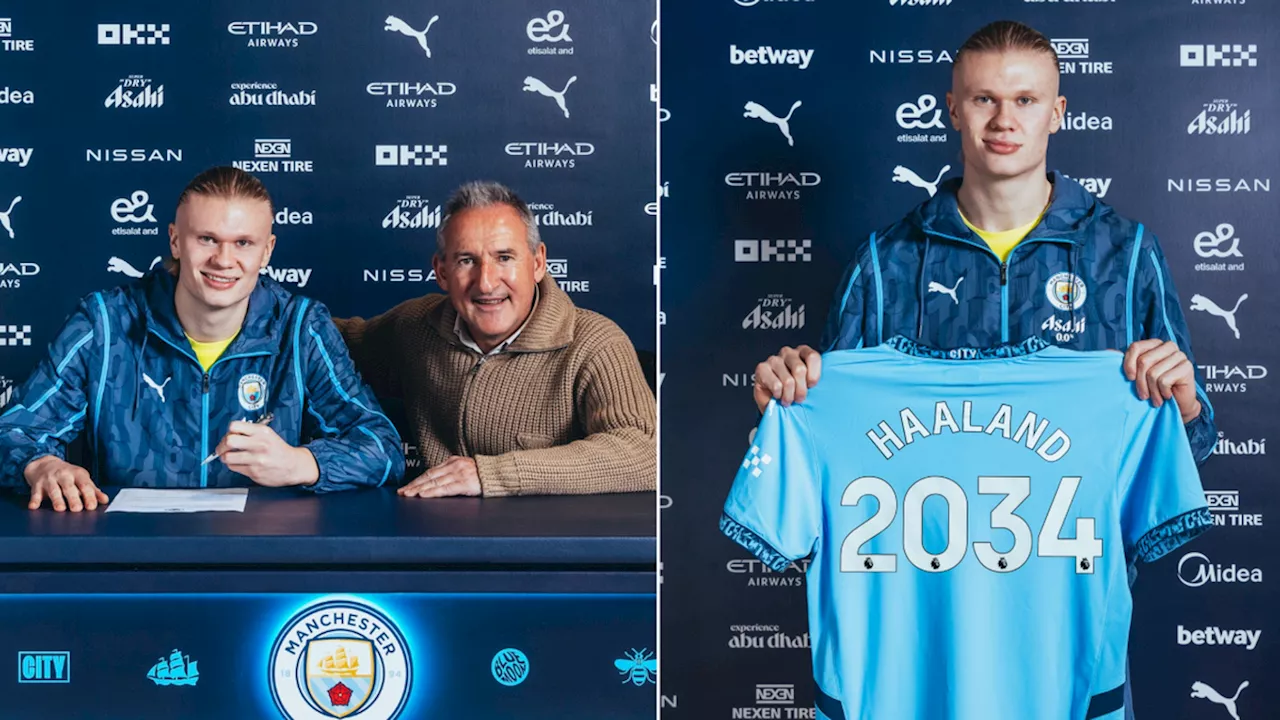 Haaland's Agent Predicts €1 Billion Transfer Fee for Manchester City Striker