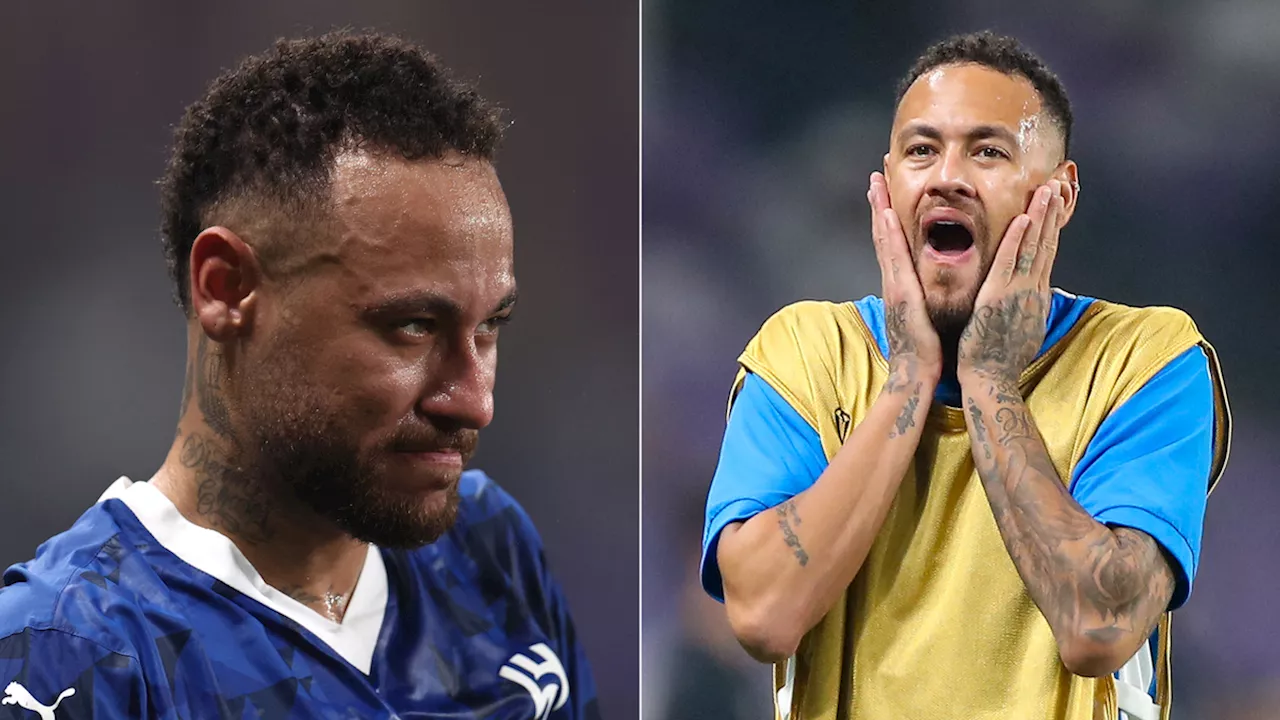 Neymar De-registered From Al Hilal Squad, Manager Says He Can't Perform at Expected Level