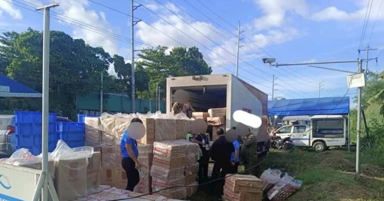 Counterfeit Cigarettes Worth P9.8 Million Seized in Davao City