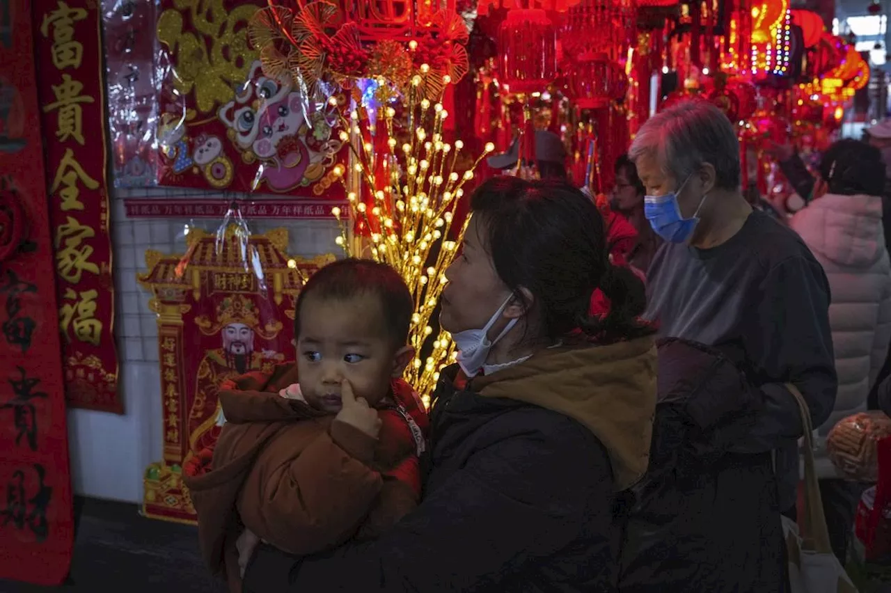 China's population falls for a third straight year, posing challenges for its government and economy