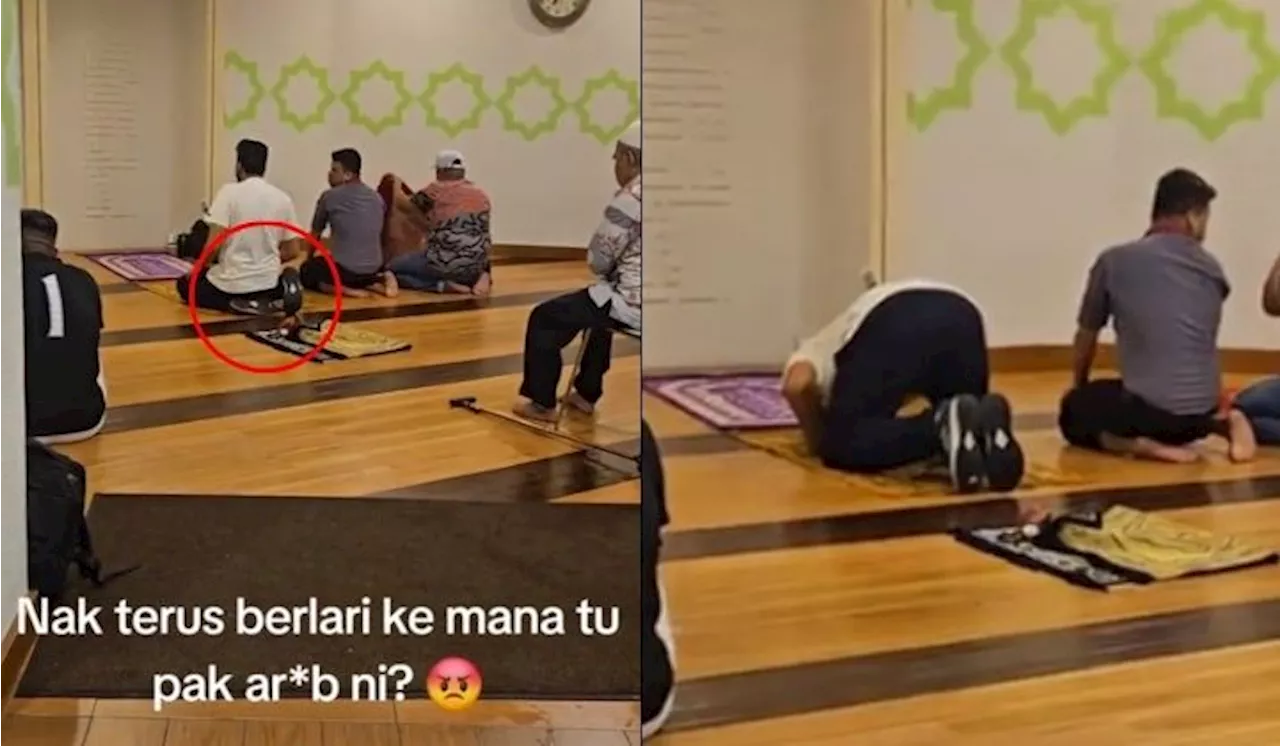 – Ramai Persoal Tindakan Pak Arab Pakai Kasut Ketika Solat Dalam Surau