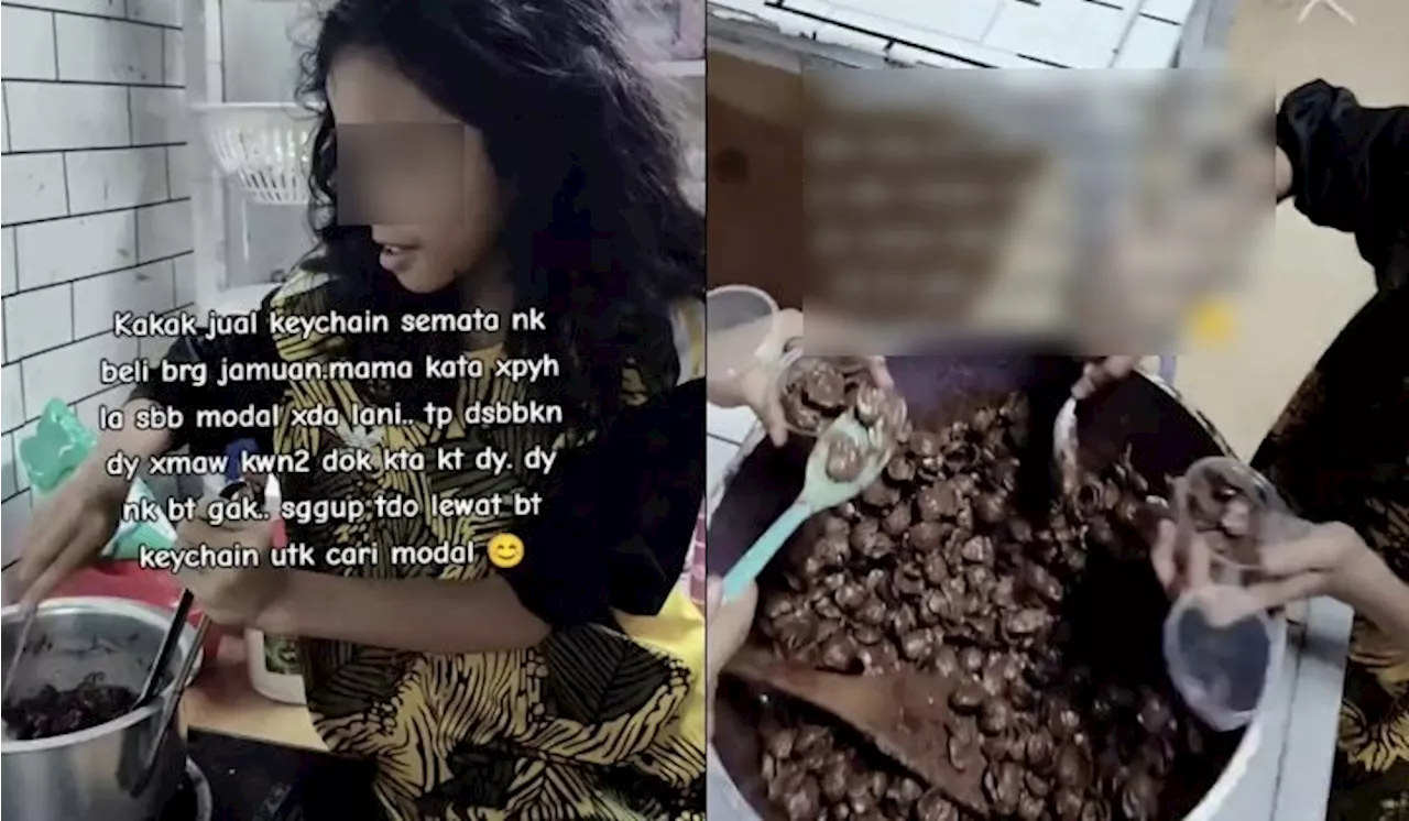 [Video] Ramai Puji Murid Gigih Jual Keychain, Cari Modal Sediakan Choco Jar Untuk Jamuan Kelas