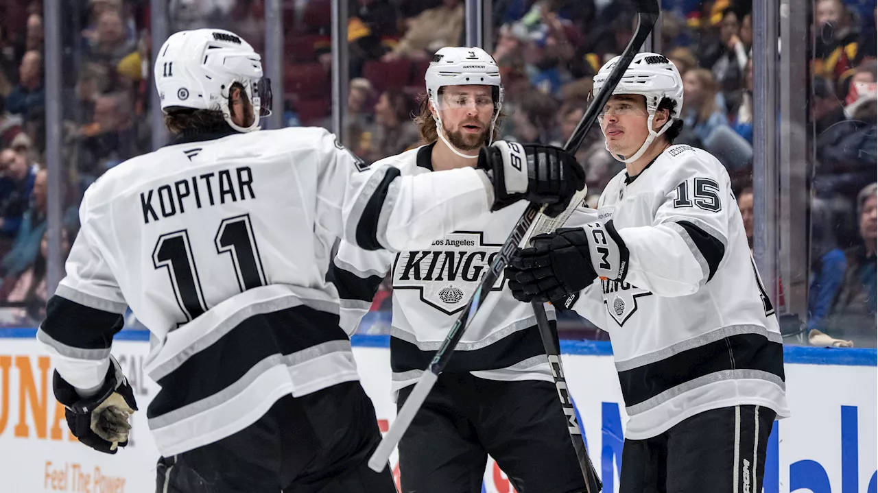 Turcotte shines as Kings hand struggling Canucks ugly loss