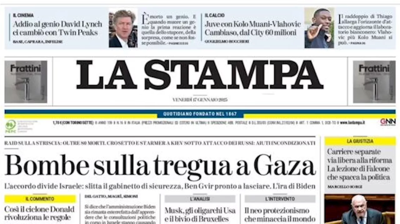 La Stampa: 'Juve, un attacco da Champions: Motta pensa al doppio centravanti'