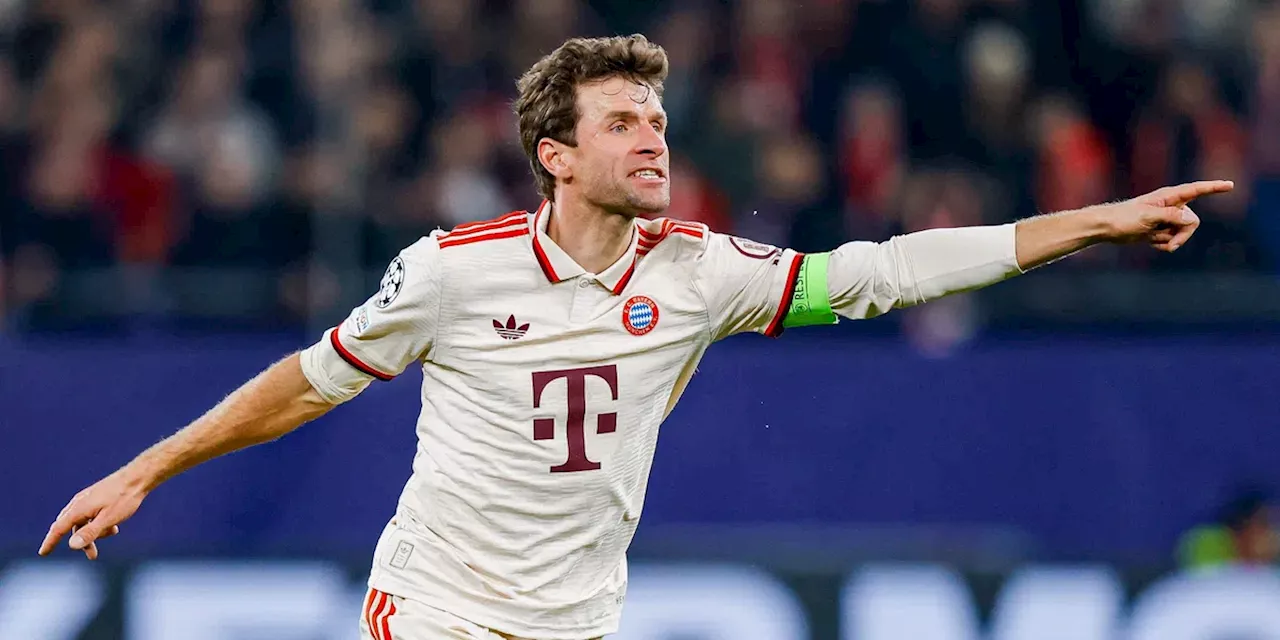 Müller nadert einde carrière bij Bayern München