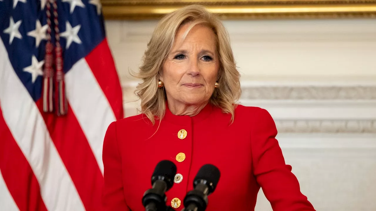 In One of Her Final First Lady Moments, Jill Biden Rewears Custom Schiaparelli