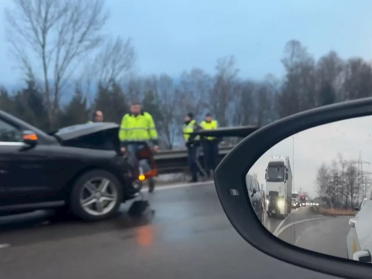 Unfall auf der A14 sorgte für Stau im Frühverkehr