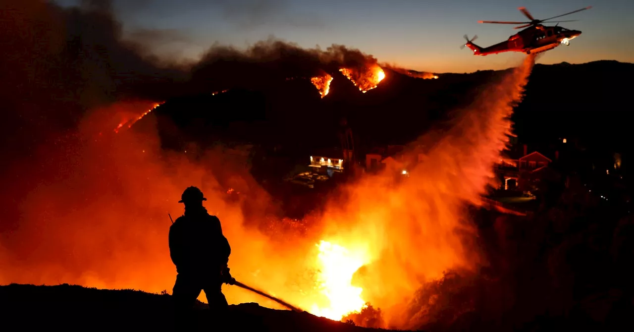 California Wildfires Rage Amidst Dry Conditions and Record Winds