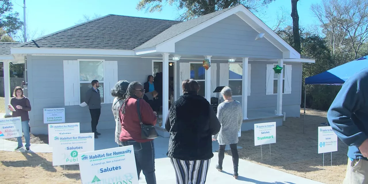 Habitat for Humanity of Autauga and Chilton Counties dedicates 50th home