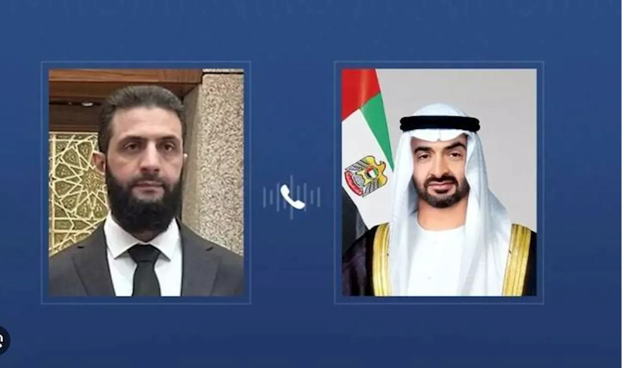 Syria's new leader speaks by phone with UAE Sheikh