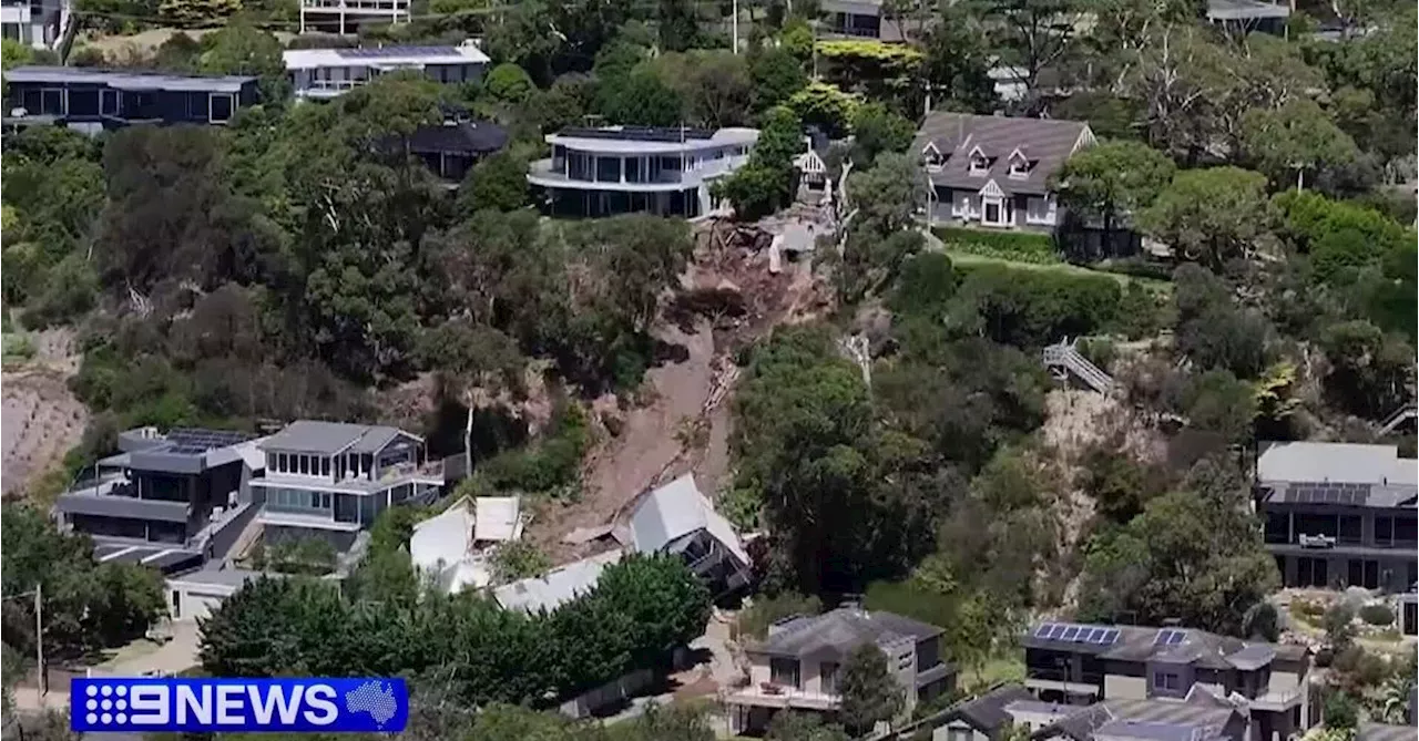 Five more homes evacuated near landslide site in Victoria