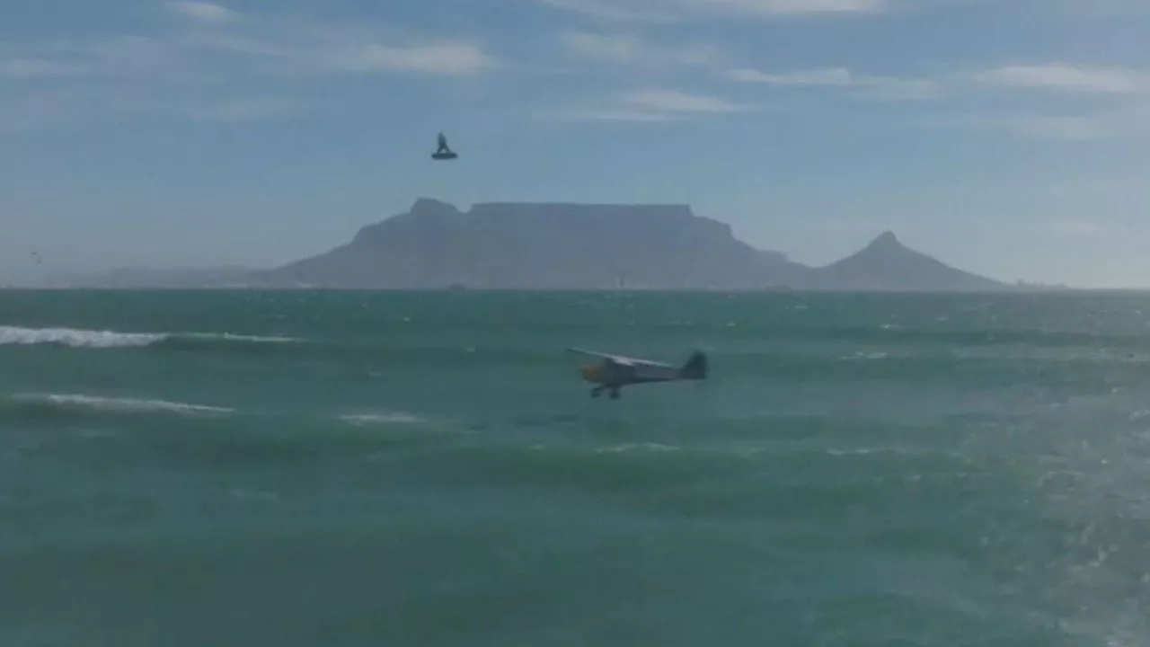 La hazaña de Walker que jamás se había hecho: sobrevuela una avioneta con su tabla de kitesurf