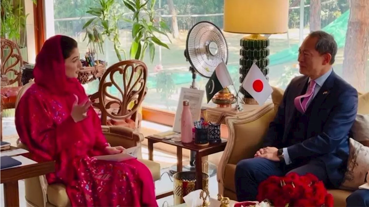 CM Punjab Maryam Nawaz meets Japanese ambassador to emphasised investment promotion