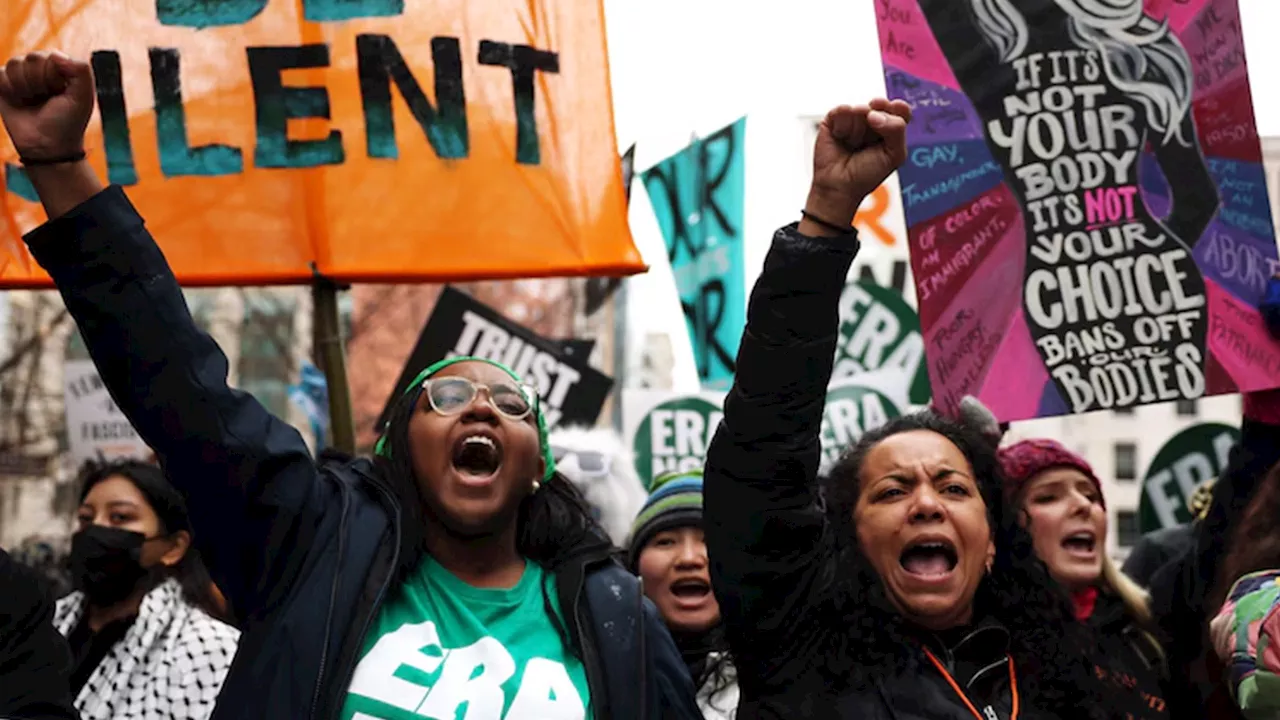 Tens of Thousands Gather for Inauguration Protests as Washington Braces for Cold