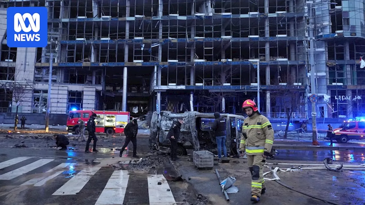 Russian attack kills four in Kyiv, Ukraine strikes set fuel stores alight