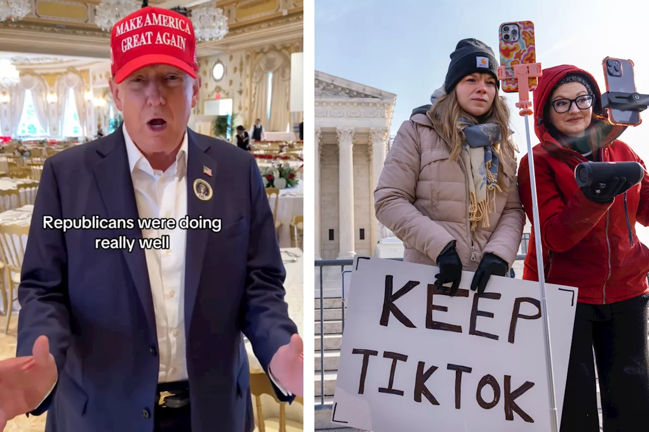 Trump kämpar för Tiktok – har själv 15 miljoner följare