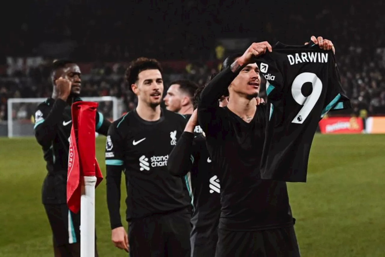 Darwin Nunez Gandeng Liverpool Taklukkan Brentford