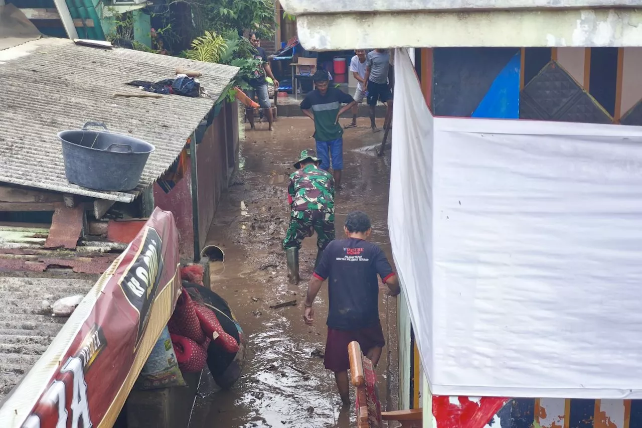 Ratusan rumah di dua kecamatan di Bandarlampung terdampak banjir