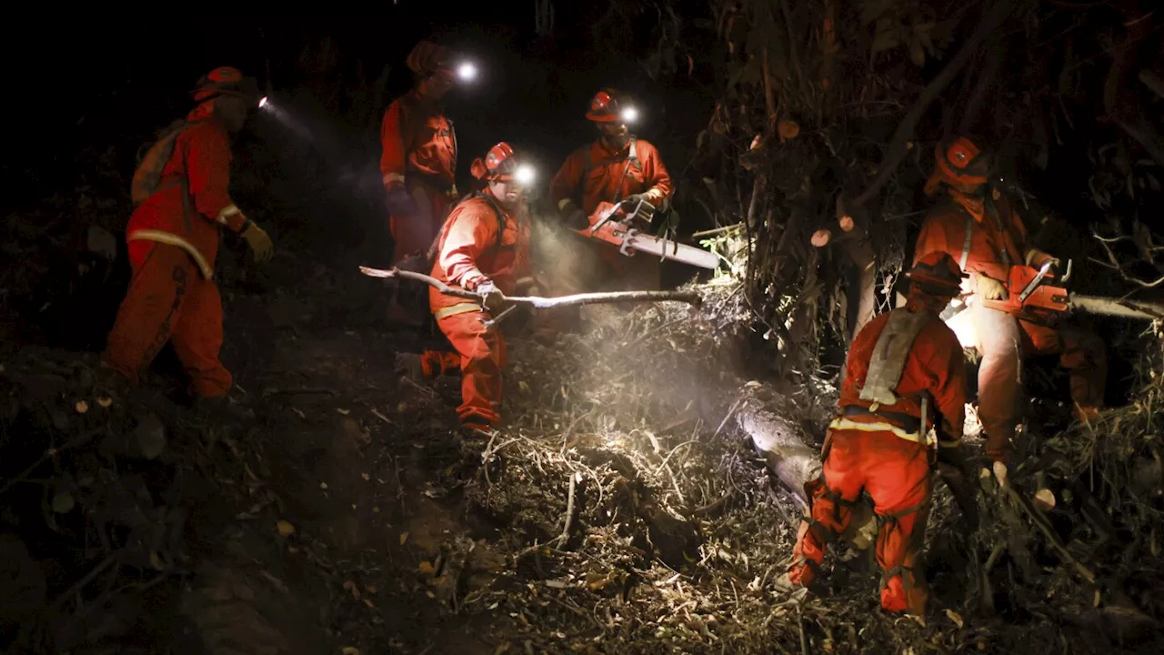 California Inmates Battle Wildfires, Offering Aid and Second Chances