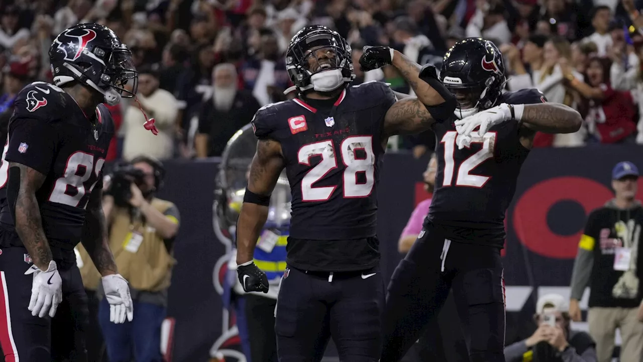 Texans RB Joe Mixon active vs. the Chiefs in divisional round after dealing with an ankle injury