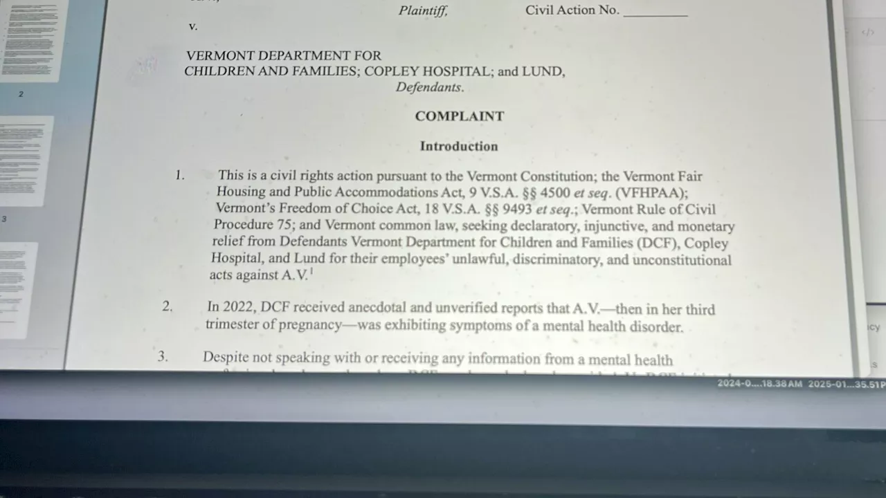 Vermont Child Welfare Agency Sued for Secretly Investigating and Taking Custody of Fetus