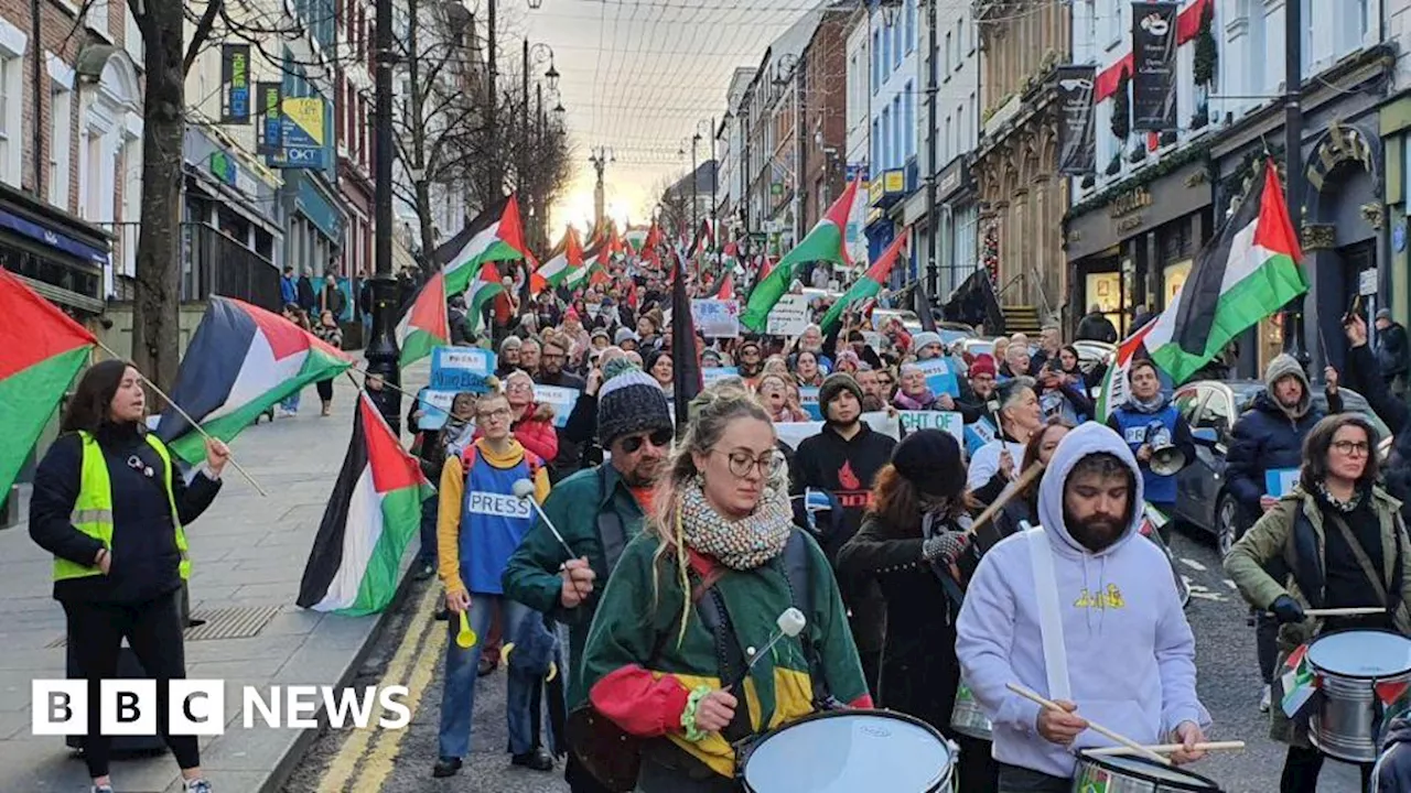 Thousands March in Solidarity with Palestinians in Northern Ireland