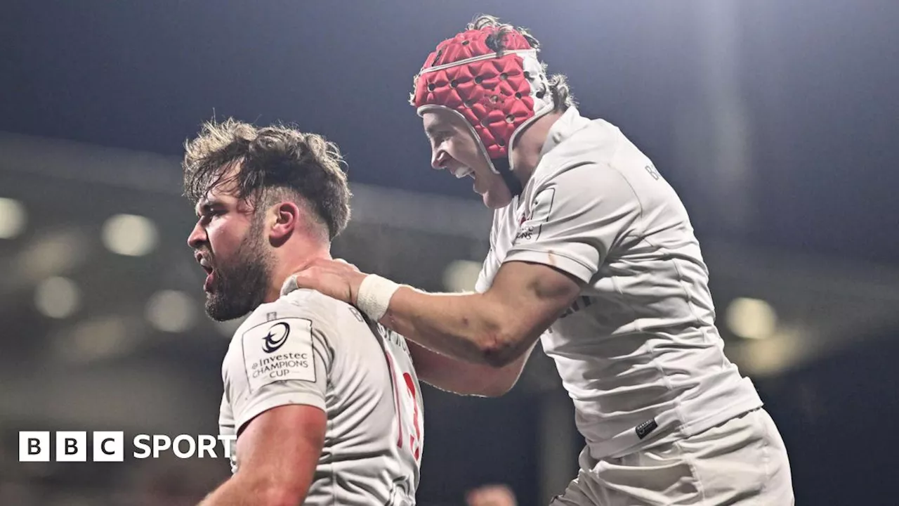 Investec Champions Cup: Ulster thump Exeter 52-24 to keep knockout hopes alive