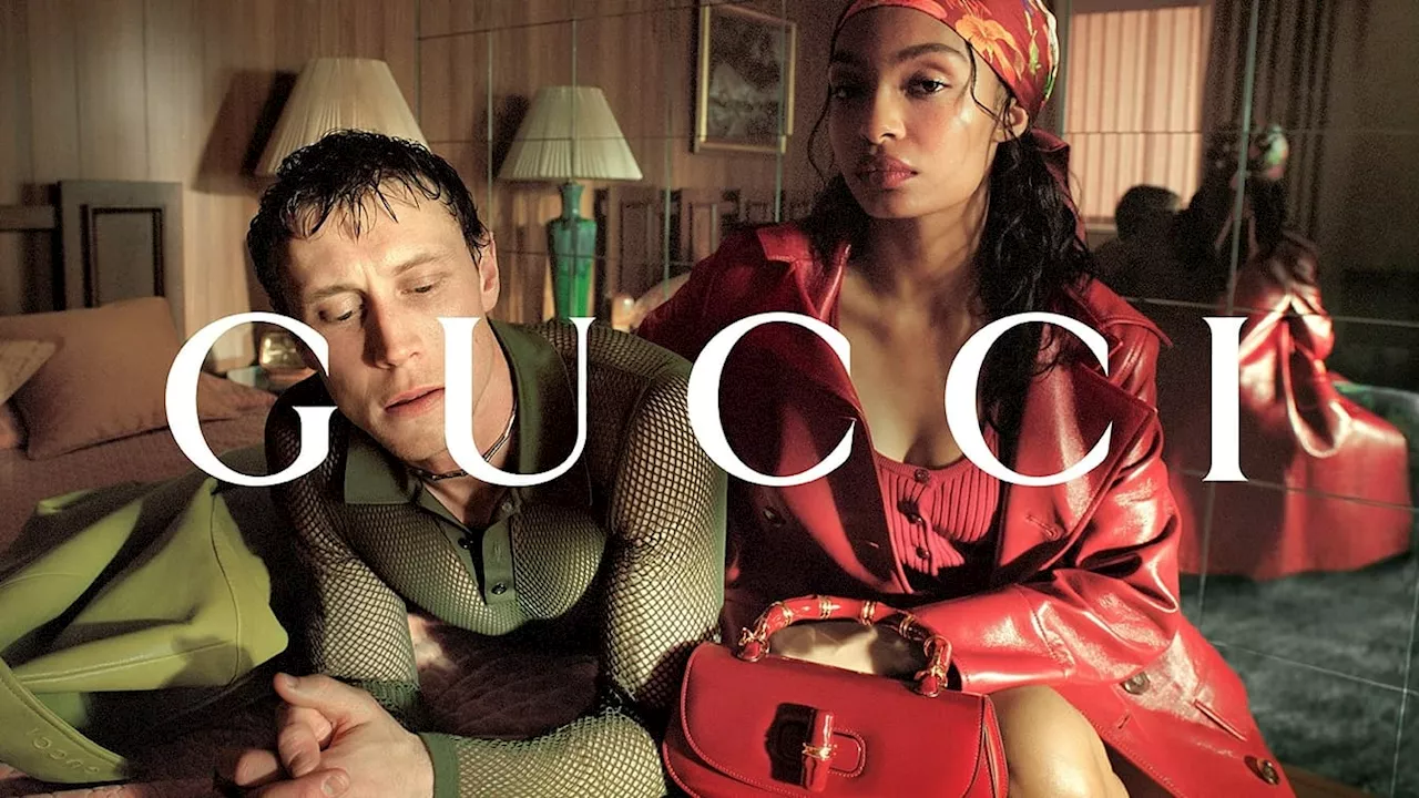 Poses sensuelles et looks structurés, Xavier Dolan signe la nouvelle campagne estivale de Gucci