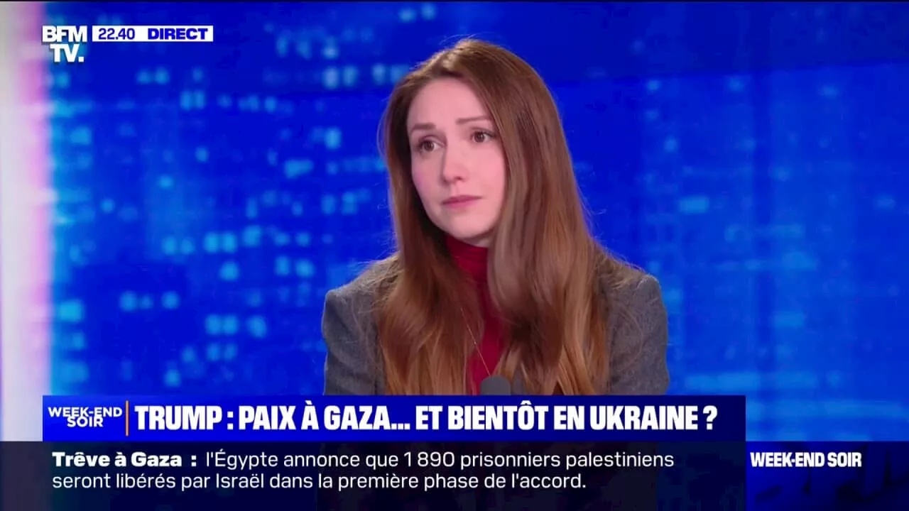 Pour Marianne Babich (franco-ukrainienne), 'les concessions territoriales' ne feront que 'geler' les ambitions russes 'pour un certain temps'