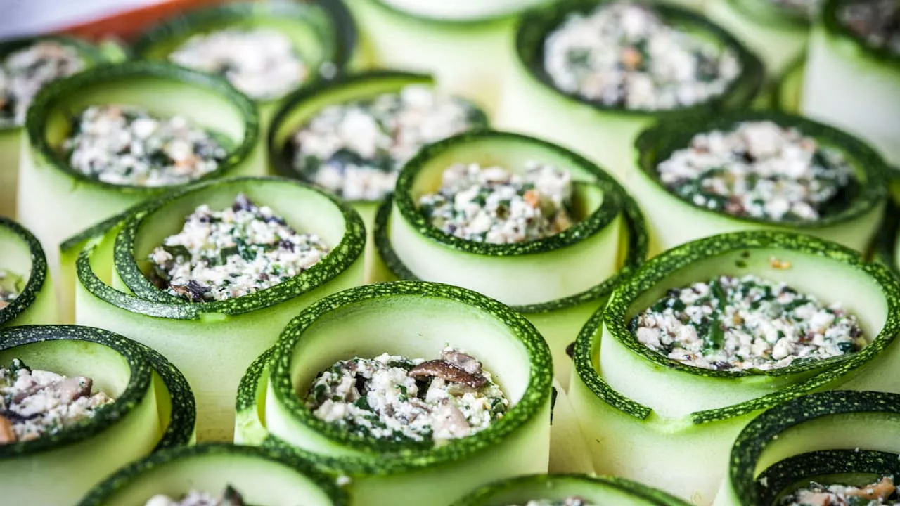 Zucchini-Röllchen: Der Glukose-Trick zum Abnehmen!