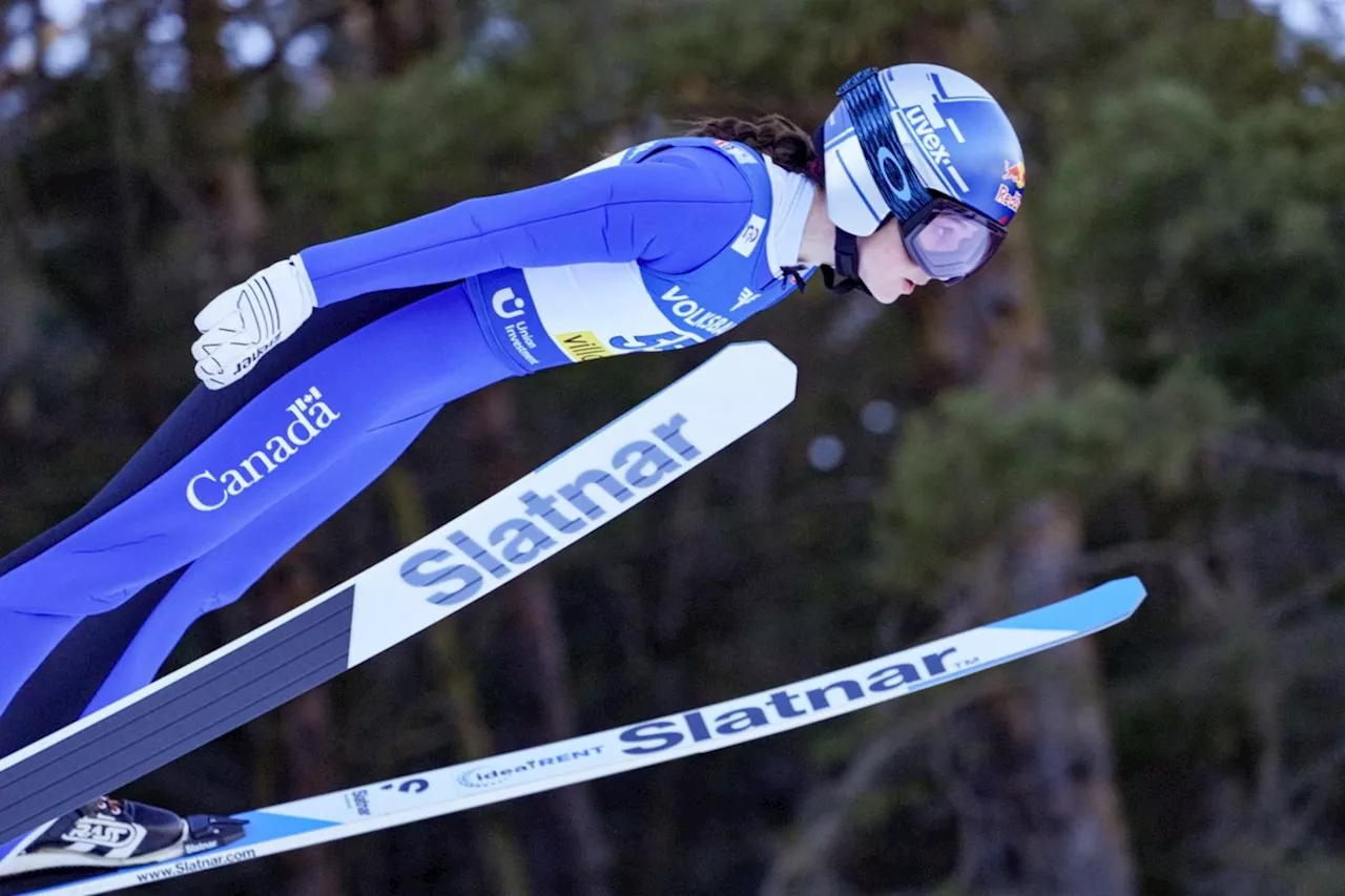 Canadian Alex Loutitt wins gold at a World Cup ski-jumping event competition