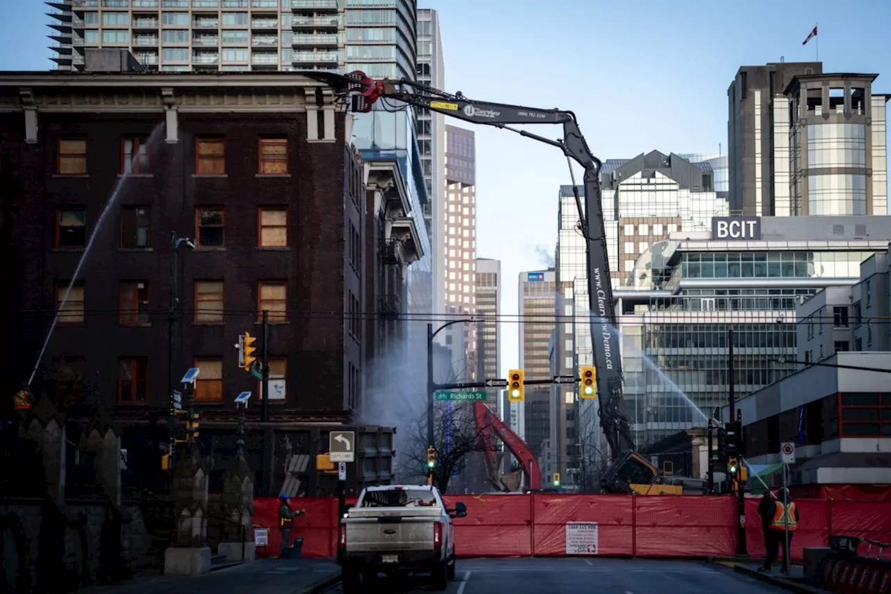 Century-Old Vancouver Building Demolished Over Safety Concerns